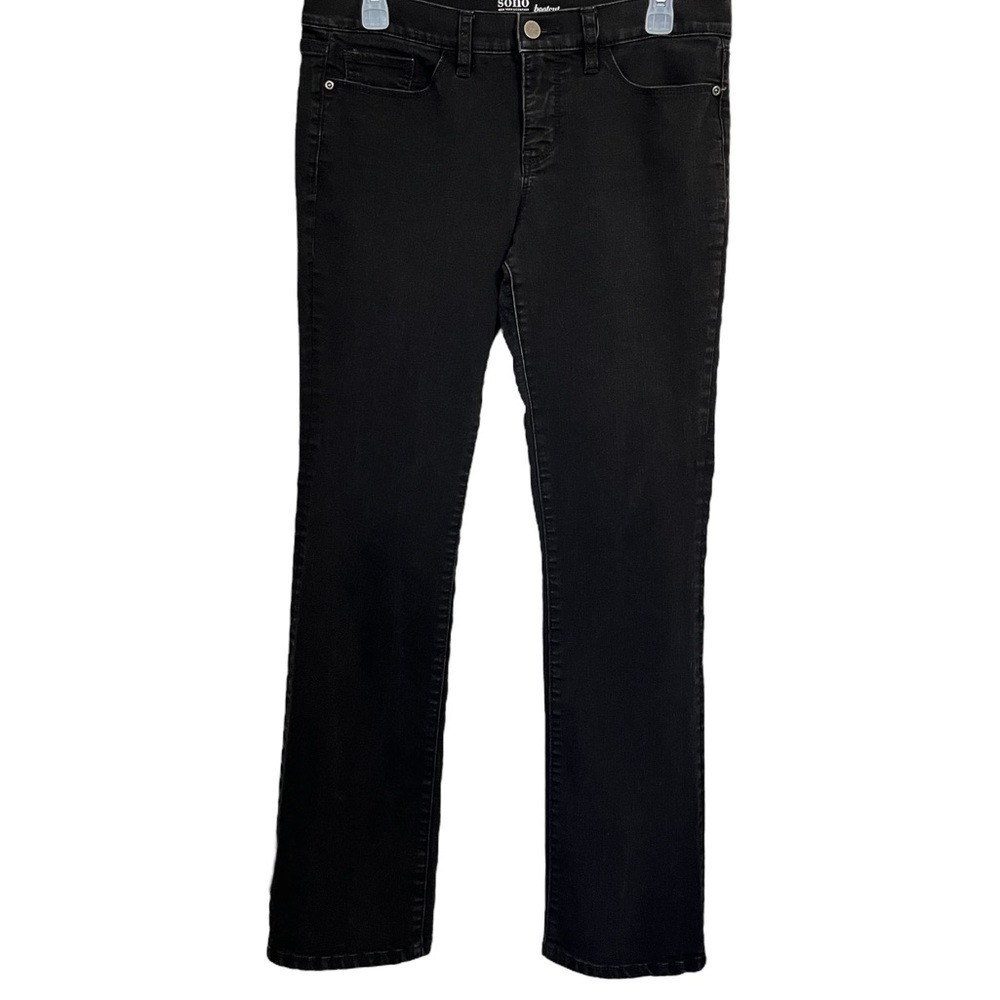 Soho New York & Co. Women’s Black Denim Bootcut Jeans Size 10 Petite